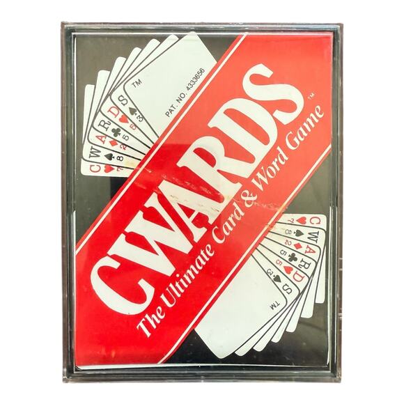 CWARDS Card & Word Game 1983 - Patent 4,333,656 - Picture 8 of 11